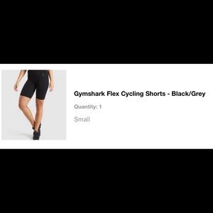 Gymshark flex cycling shorts